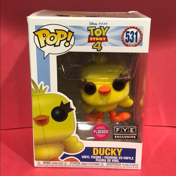 flocked ducky funko pop